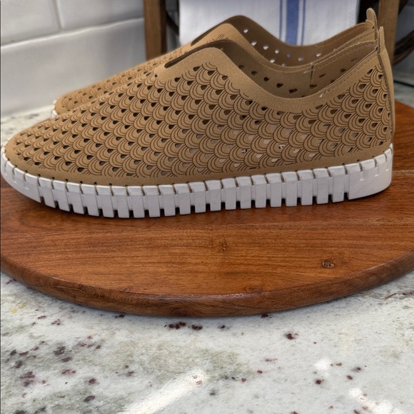 Chic Tan Slip-On Loafers - Picture 5 of 6